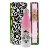 Easter Set, Metallic pink/white (Stainless steel) thermos, double-walled, 500ml & aromatic flat Easter candle (30cm) (PINK)