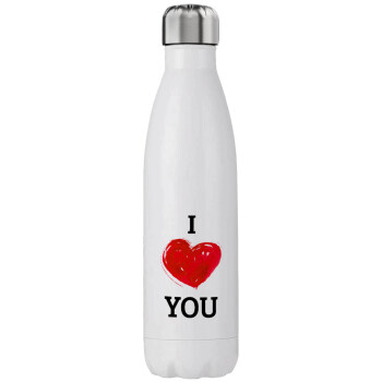I Love You, Stainless steel, double-walled, 750ml