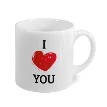 I Love You, Κουπάκι κεραμικό, για espresso 150ml