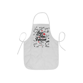 Love You Forever, Ποδιά Σεφ ολόσωμη κοντή  Παιδική (44x62cm)