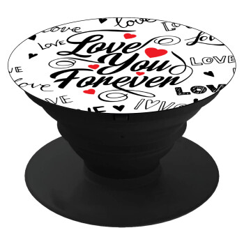 Love You Forever, Phone Holders Stand  Black Hand-held Mobile Phone Holder
