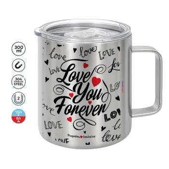 Love You Forever, Κούπα Ανοξείδωτη διπλού τοιχώματος 300ml