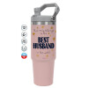 Pink color, 890ml (30oz) stainless Steel Tumbler with Handle