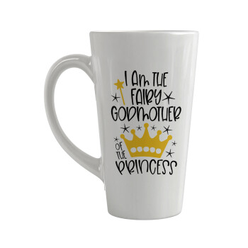 I am the fairy Godmother of the Princess, Κούπα κωνική Latte Μεγάλη, κεραμική, 450ml
