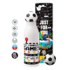 Soccer Metal mug thermos, double wall, 550ml