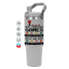 ΓΚΡΙ χρώματος Θερμός Ανοξείδωτο 890ml (30oz) με χερούλι