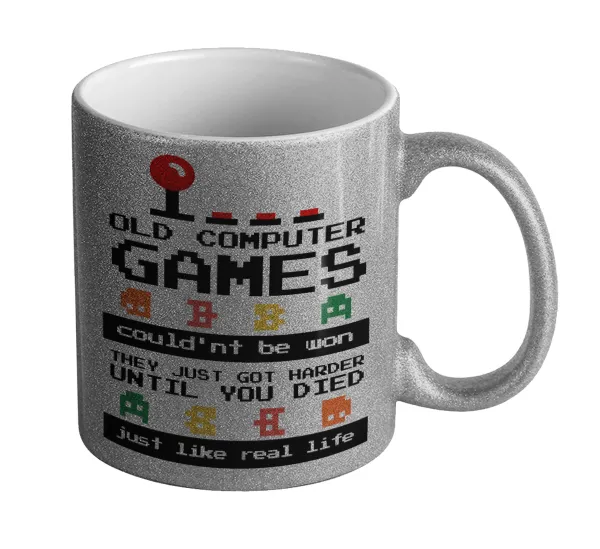 OLD computer games couldn't be won just like real life! — Glitter Ασημένια