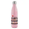 Μεταλλικό παγούρι θερμός Ροζ Ιριδίζον (Stainless steel), διπλού τοιχώματος, 500ml