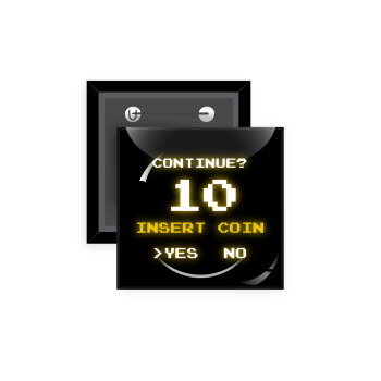 Continue? YES - NO, Κονκάρδα παραμάνα τετράγωνη 5x5cm