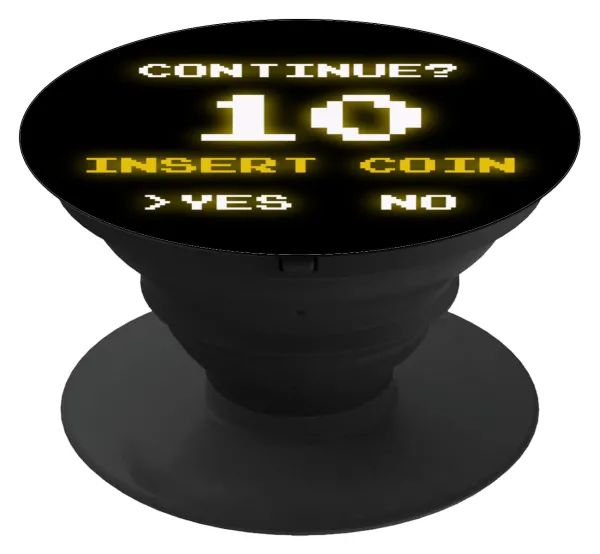 Continue? YES - NO — Phone Holders Stand  Black Hand-held Mobile Phone Holder