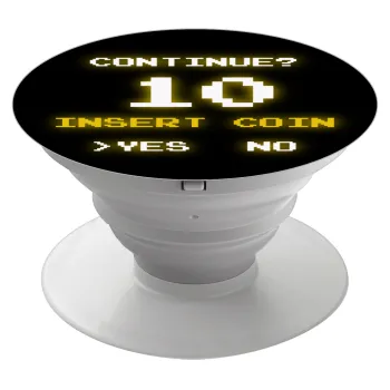 Continue? YES - NO, Phone Holders Stand  Λευκό Βάση Στήριξης Κινητού στο Χέρι