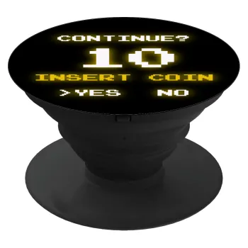 Continue? YES - NO, Phone Holders Stand  Μαύρο Βάση Στήριξης Κινητού στο Χέρι