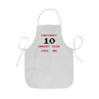 Continue? YES - NO, Ποδιά Σεφ ολόσωμη κοντή  Παιδική (44x62cm)