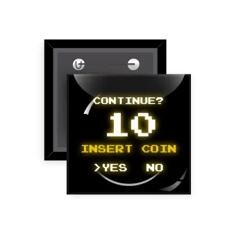 Continue? YES - NO, Κονκάρδα παραμάνα τετράγωνη 5x5cm