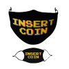Insert coin!!!, Μάσκα υφασμάτινη Ενηλίκων πολλαπλών στρώσεων με υποδοχή φίλτρου
