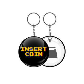 Insert coin!!!, Μπρελόκ μεταλλικό 5cm με ανοιχτήρι