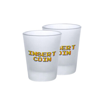 Insert coin!!!, Σφηνοπότηρα γυάλινα 45ml του πάγου (2 τεμάχια)