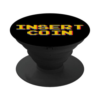 Insert coin!!!, Phone Holders Stand  Μαύρο Βάση Στήριξης Κινητού στο Χέρι