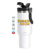 Mega Stainless steel Tumbler with lid, double wall 1,2L