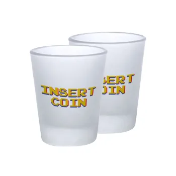 Insert coin!!!, Σφηνοπότηρα γυάλινα 45ml του πάγου (2 τεμάχια)