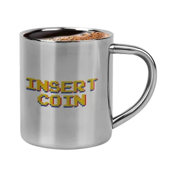 Insert coin!!!, Double-wall metal cup for espresso (220ml)
