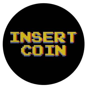 Insert coin!!!, Επιφάνεια κοπής γυάλινη στρογγυλή (30cm)