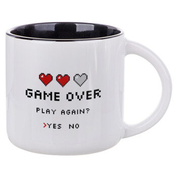 GAME OVER, Play again? YES - NO, Κούπα κεραμική 400ml