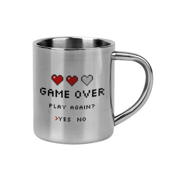 GAME OVER, Play again? YES - NO, 