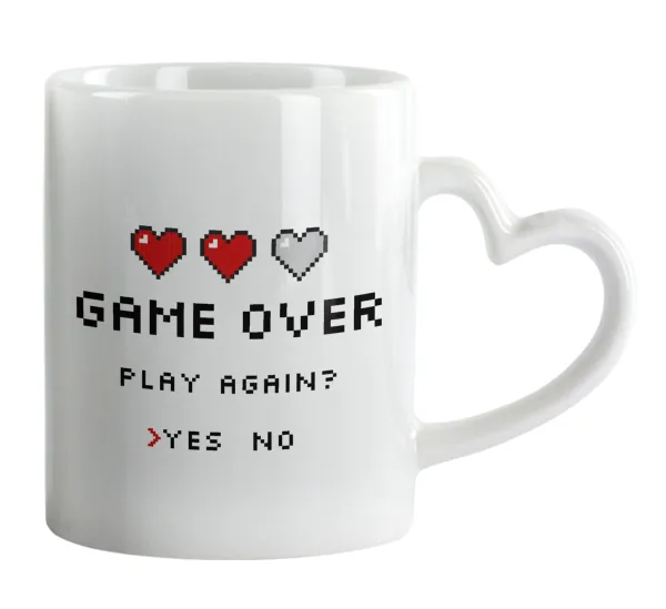 GAME OVER, Play again? YES - NO — 1