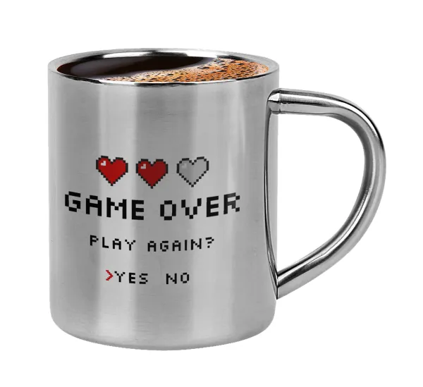 GAME OVER, Play again? YES - NO — 1