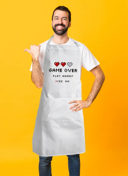 GAME OVER, Play again? YES - NO — 2
