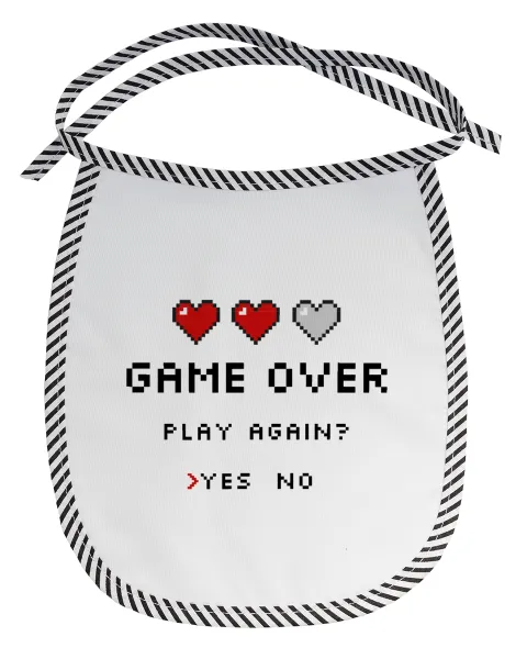 GAME OVER, Play again? YES - NO — 1