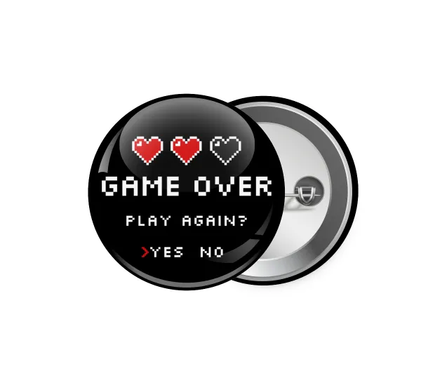 GAME OVER, Play again? YES - NO — 1