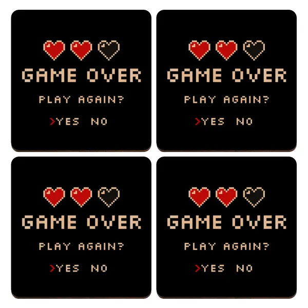GAME OVER, Play again? YES - NO — 1
