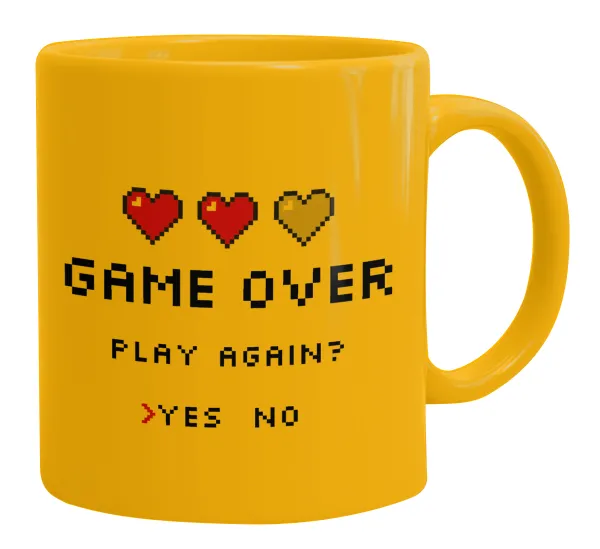GAME OVER, Play again? YES - NO — 1