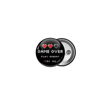 GAME OVER, Play again? YES - NO, Κονκάρδα παραμάνα 2.5cm