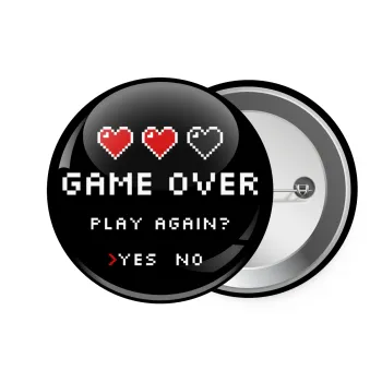 GAME OVER, Play again? YES - NO, Κονκάρδα παραμάνα 7.5cm