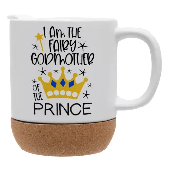 I am the fairy Godmother of the Prince, Ceramic coffee mug Cork (MAT), 330ml