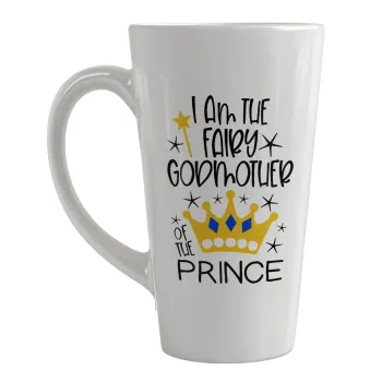 I am the fairy Godmother of the Prince, Κούπα κωνική Latte Μεγάλη, κεραμική, 450ml