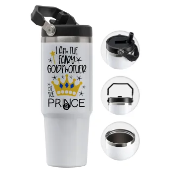 I am the fairy Godmother of the Prince, Θερμός Ανοξείδωτο 30oz με χερούλι