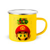 Yellow Enamel Metallic Cup 360ml