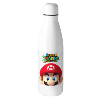 Super mario head, Metal mug thermos (Stainless steel), 500ml