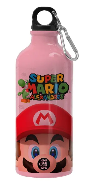 Super mario head — Water bottle 600ml