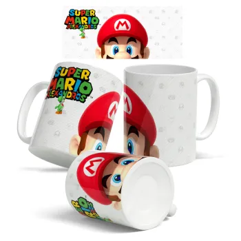 Super mario head, Κούπα, κεραμική, 330ml