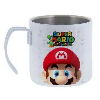 Super mario head — Κούπα Ανοξείδωτη διπλού τοιχώματος 400ml