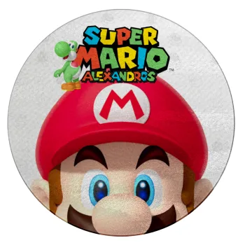 Super mario head, Επιφάνεια κοπής γυάλινη στρογγυλή (30cm)