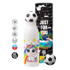 Soccer Metal mug thermos, double wall, 550ml