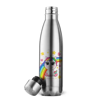 Unicorn baby με όνομα, Inox (Stainless steel) double-walled metal mug, 500ml