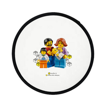Τύπου Lego family, Βεντάλια υφασμάτινη αναδιπλούμενη με θήκη (20cm)