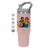 Pink color, 890ml (30oz) stainless Steel Tumbler with Handle